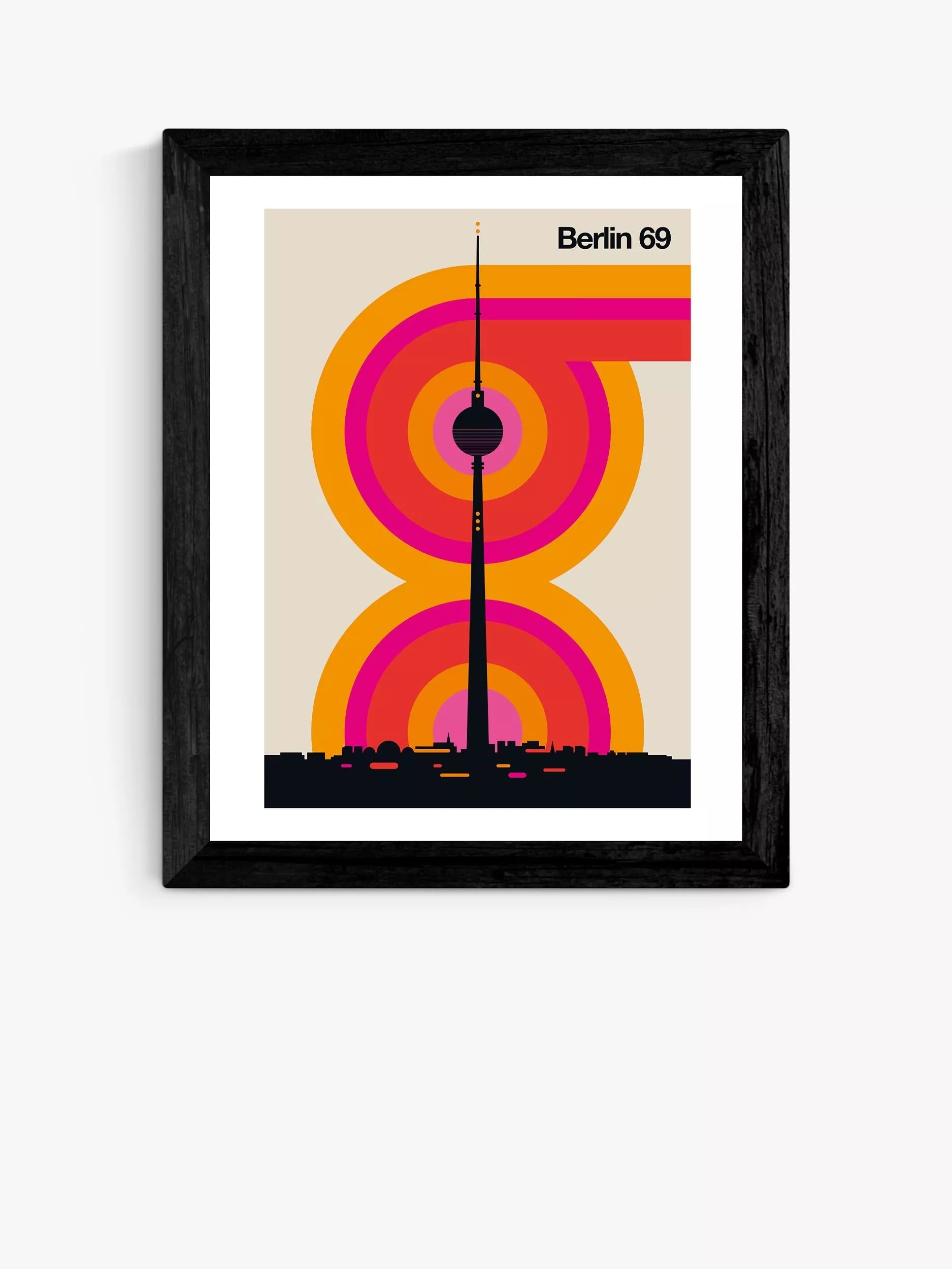 East End Prints Berlin 69 framed print 25x30cm (British brand)