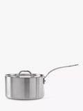 Samuel Groves tri-ply stainless steel saucepan with lid 20cm (British brand)