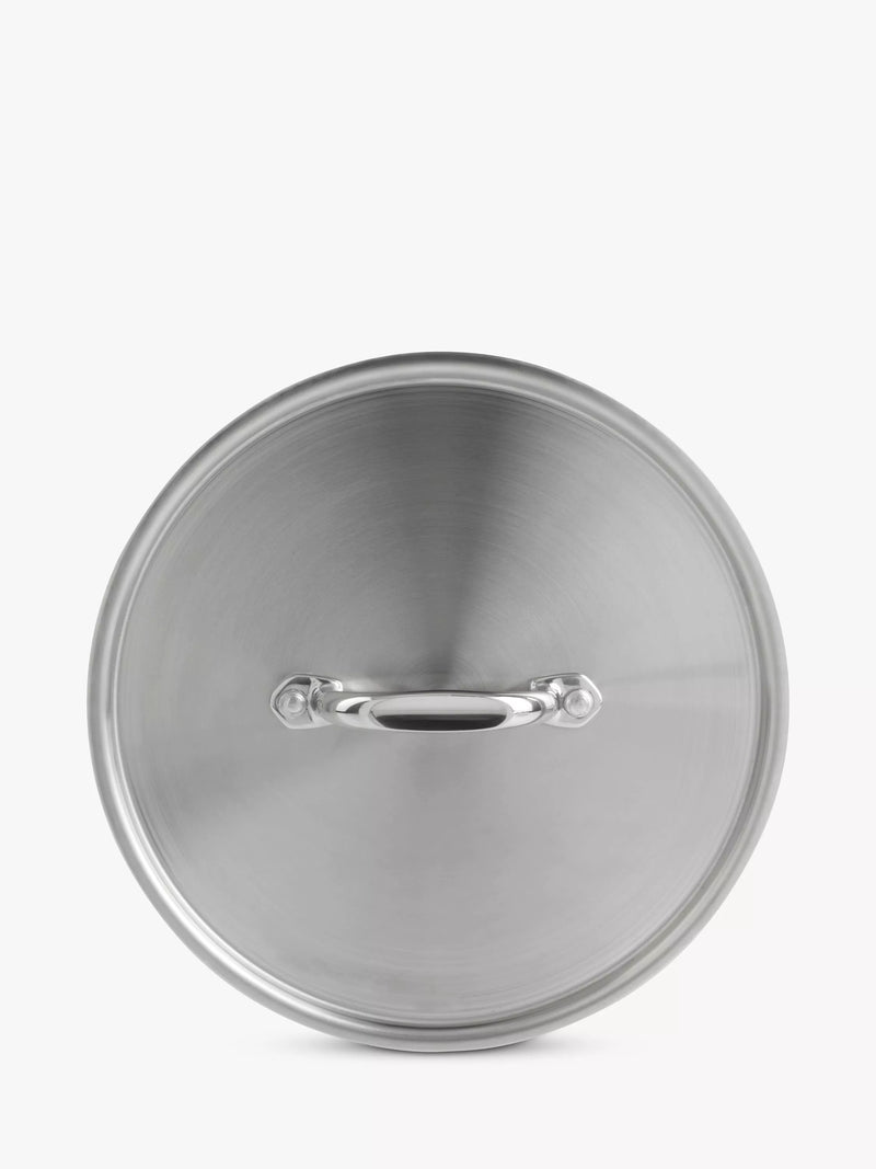Samuel Groves tri-ply stainless steel saucepan with lid 20cm (British brand)