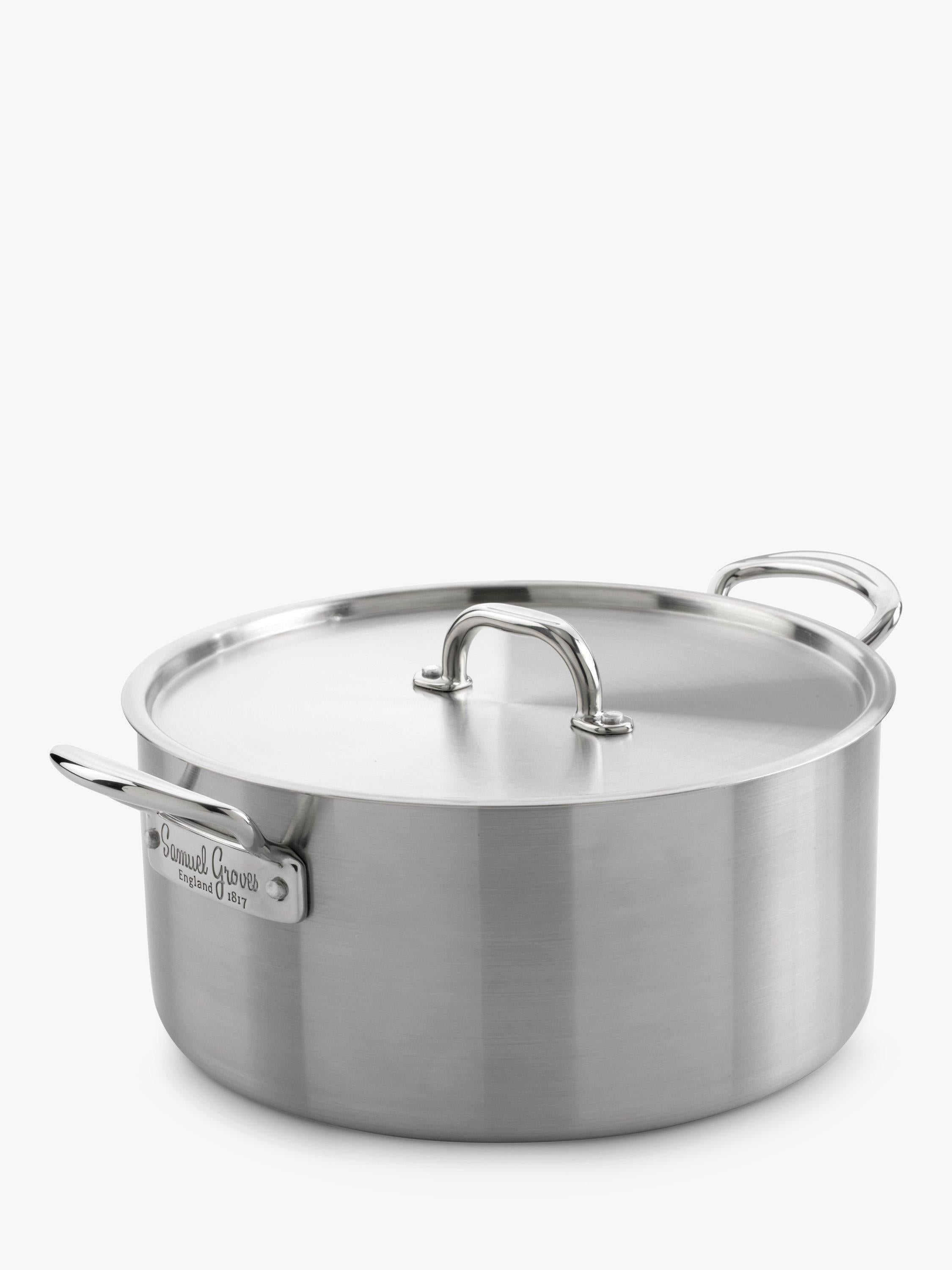 Tri Ply Stainless Steel Casserole Lid 26 cm