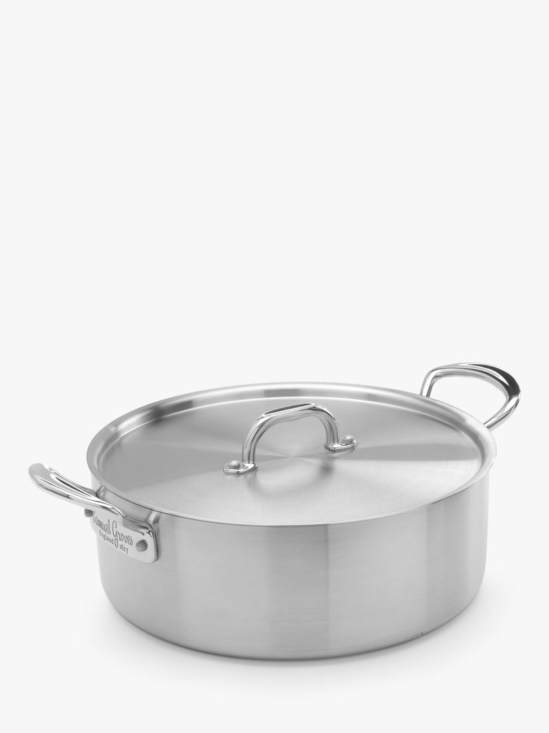 Tri-Ply Stainless Steel Sauté Pan Lid 26cm