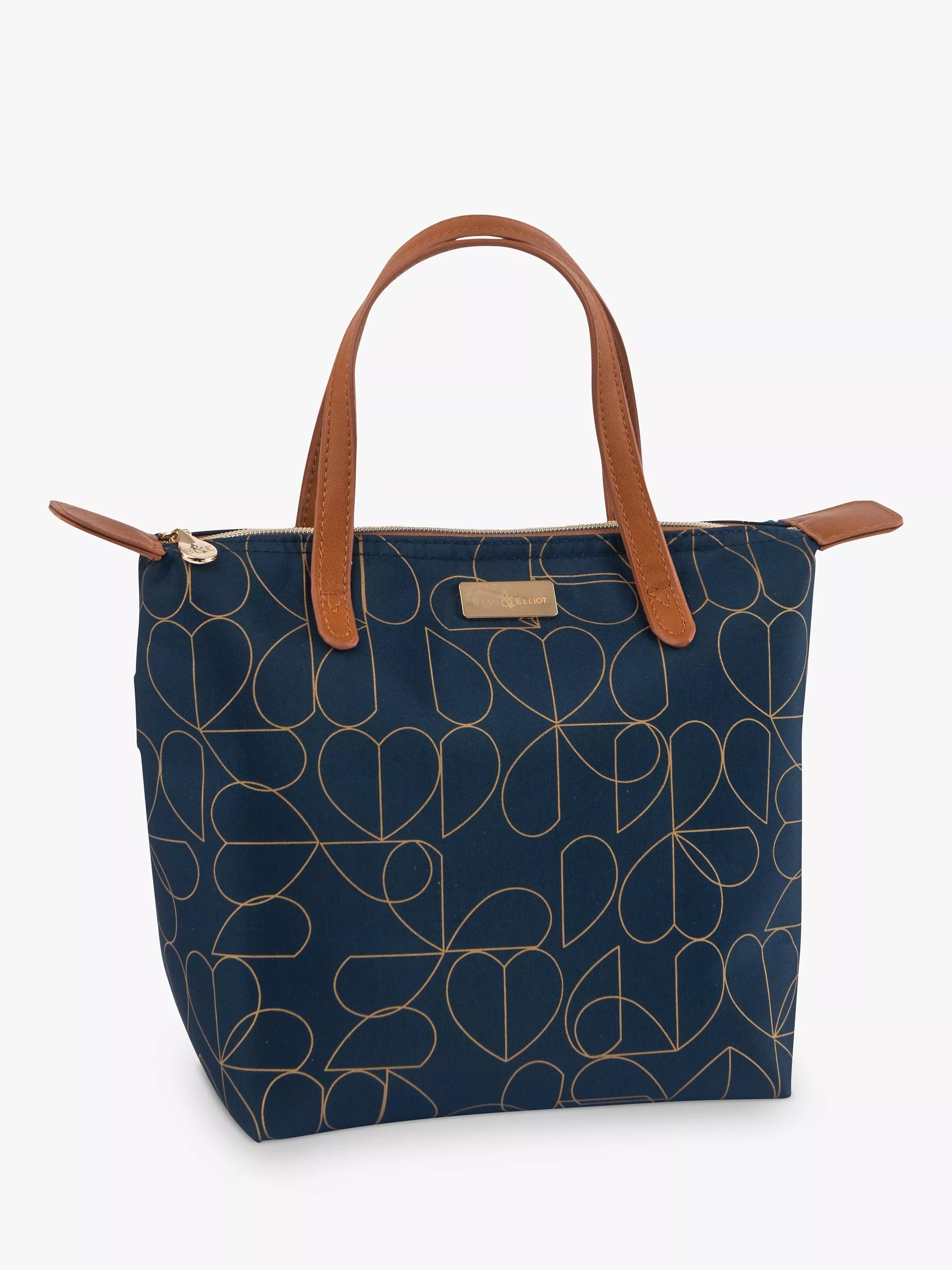 Beau & Elliot insulated lunch tote bag navy 7L (British brand)