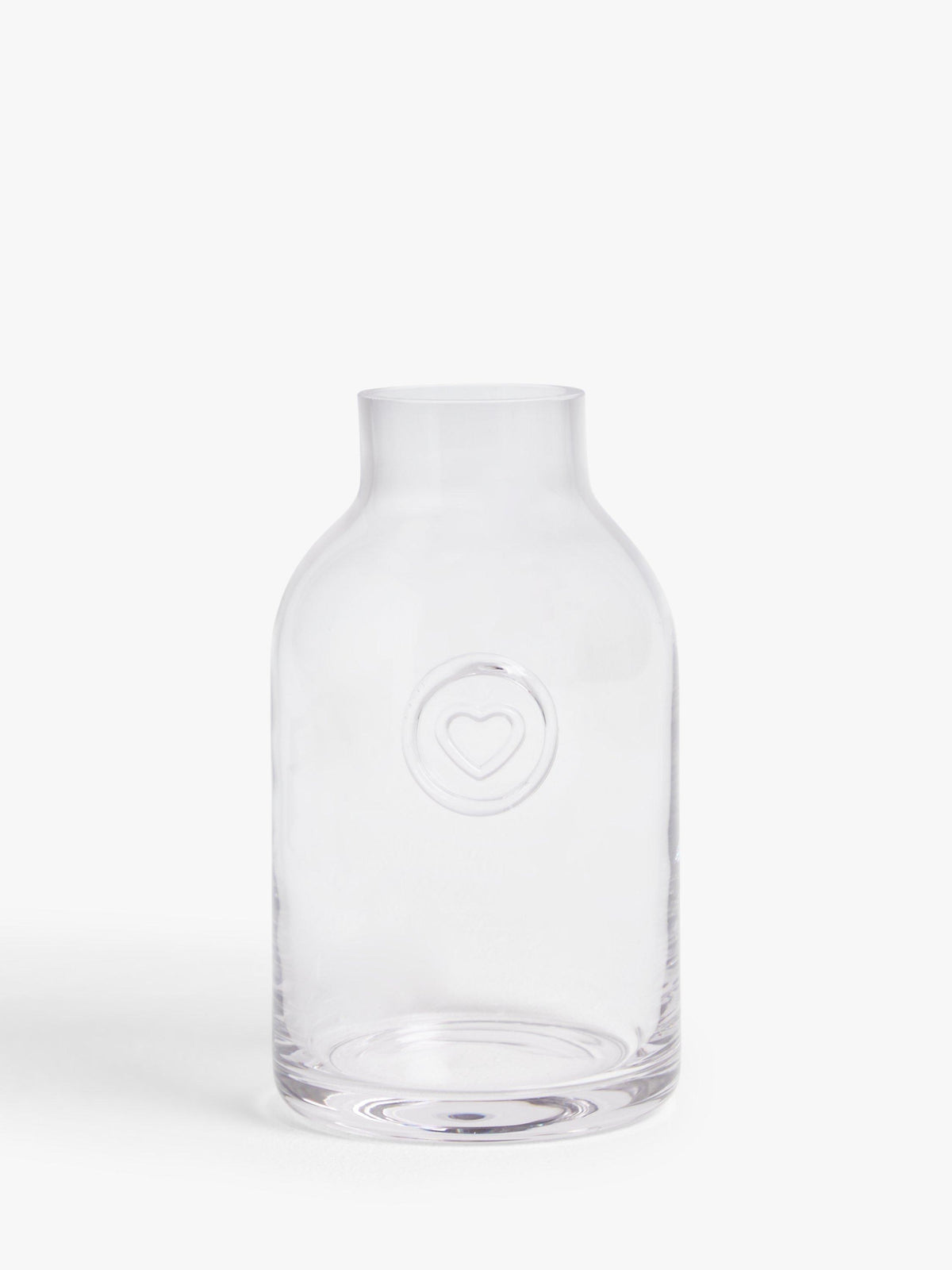 Jam Jar Vase H18Cm Clear
