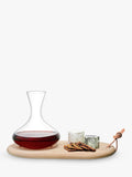 LSA International glass carafe and cheese board set, UK version