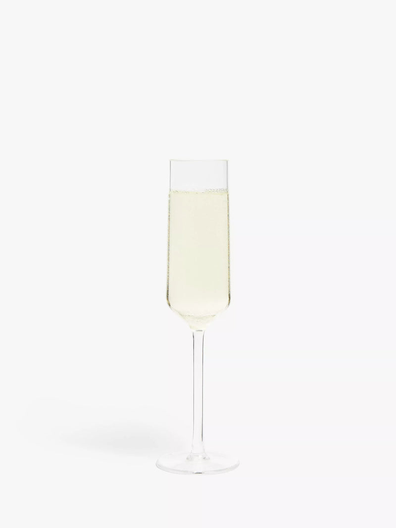 John Lewis plastic champagne flute clear 177ml - British product