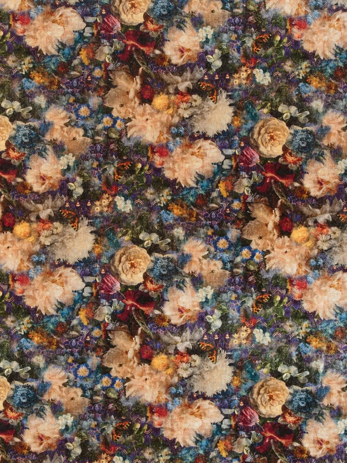GP & J Baker Royal Garden Velvet fabric, UK version