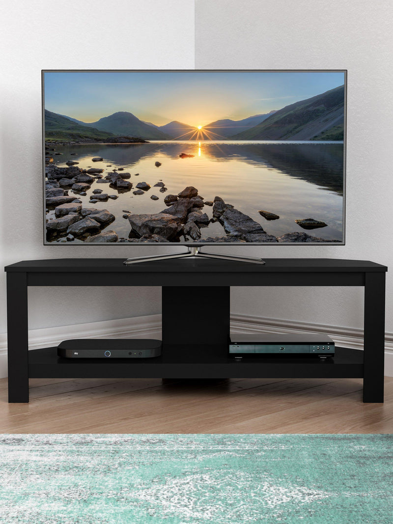 AVF Calibre 115 TV stand natural wood finish - British product