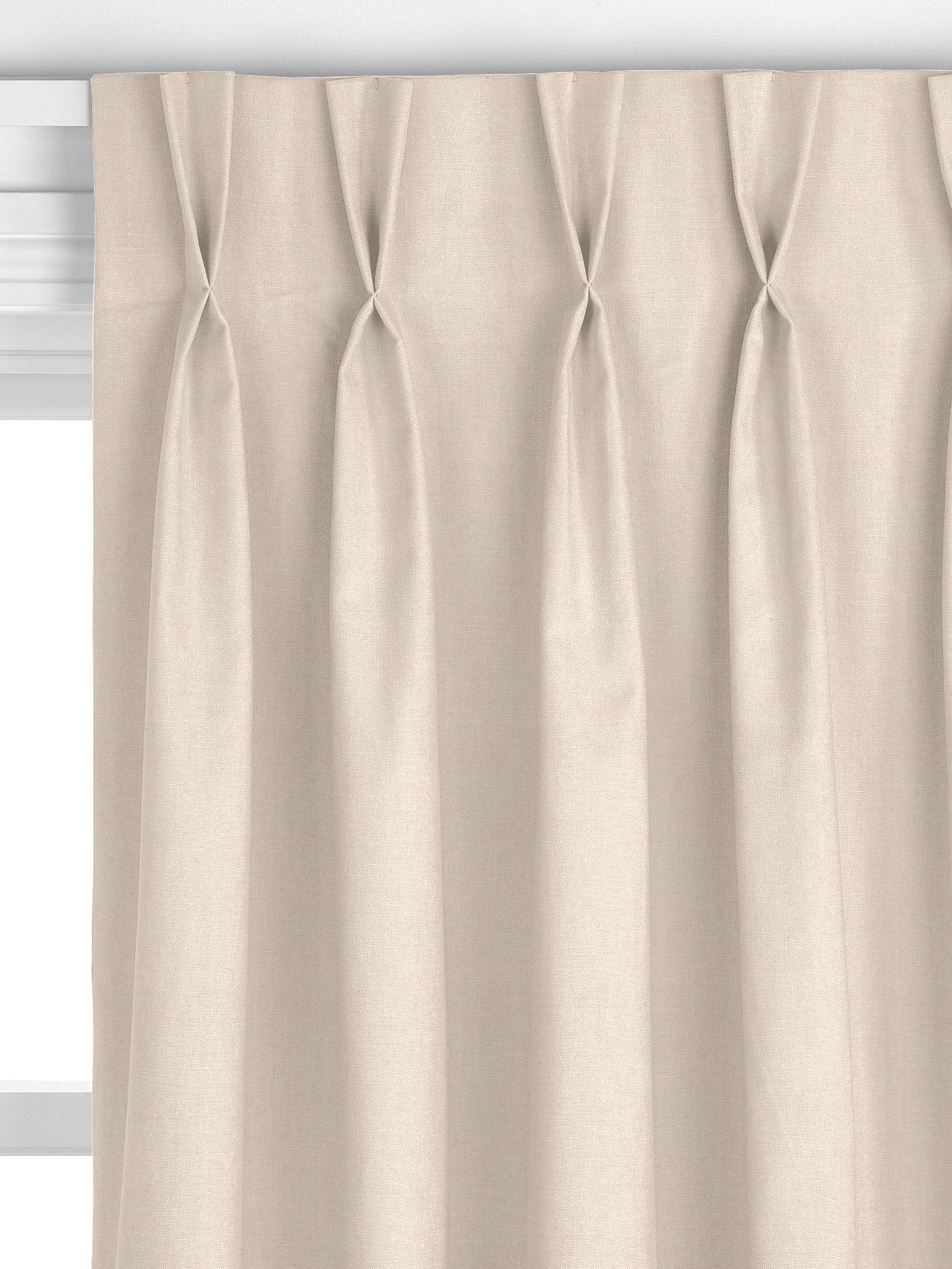John Lewis made to measure linen look chalk curtains (British brand)