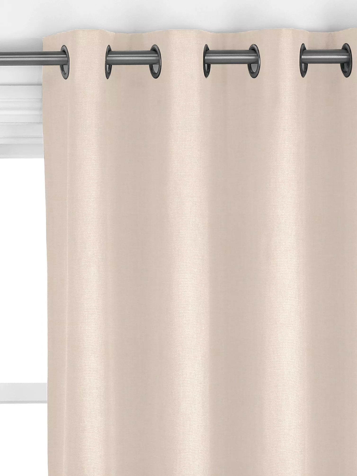 John Lewis made to measure linen look chalk curtains (British brand)