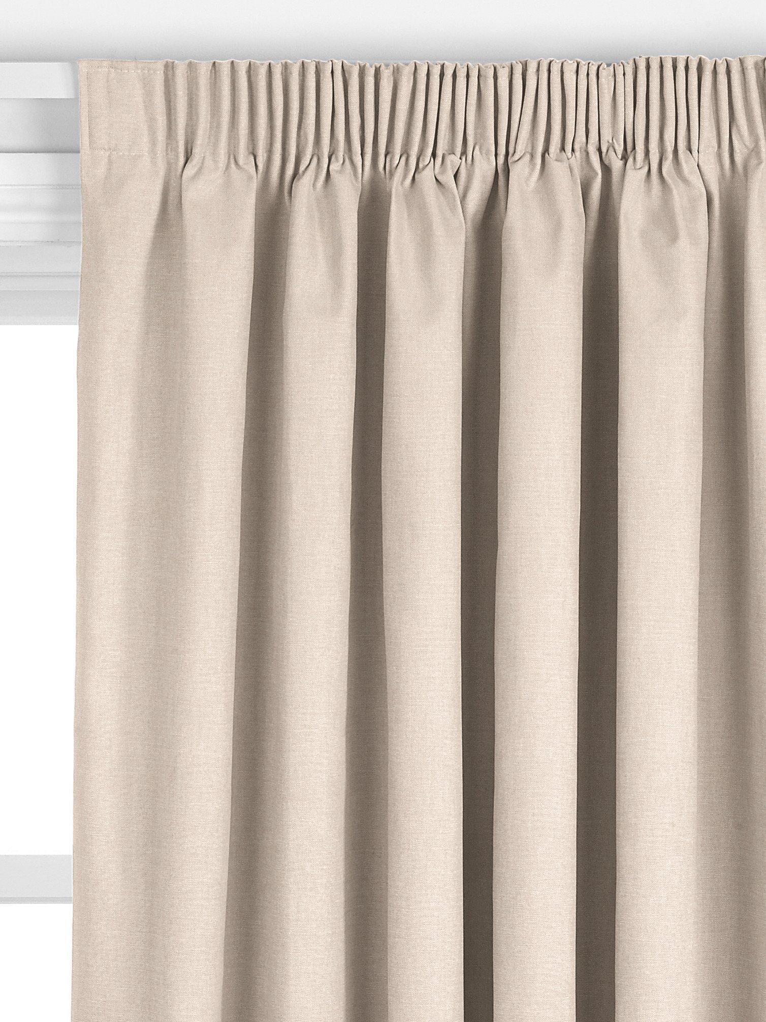 John Lewis made to measure linen look chalk curtains (British brand)