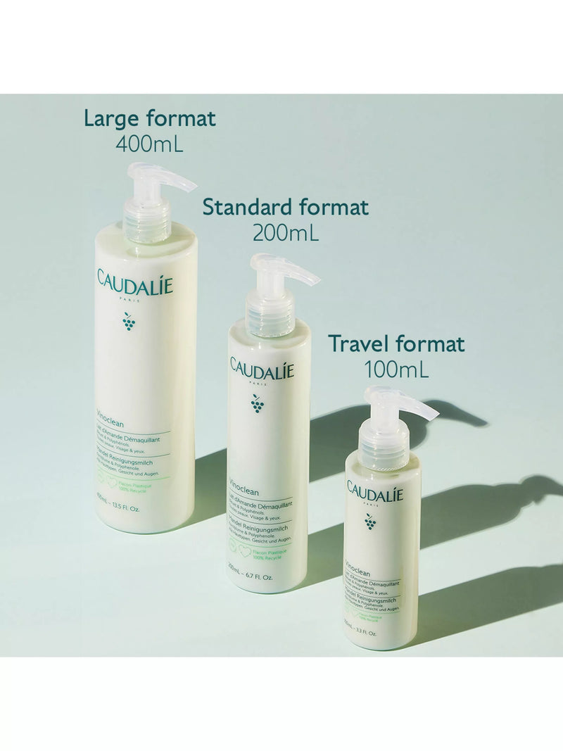 Caudalie gentle cleansing almond milk 200ml, imported from the UK