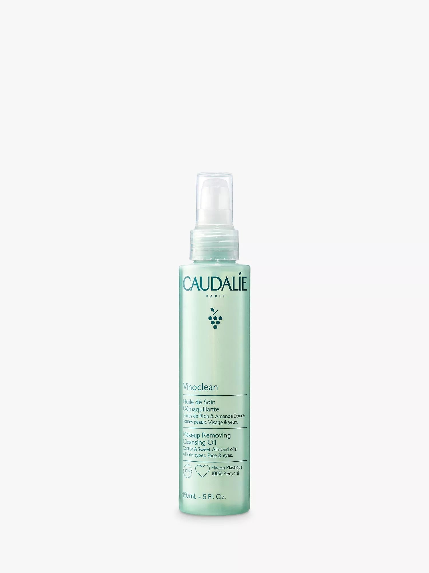 Caudalie Vinoclean makeup removing cleansing oil 150ml - British product
