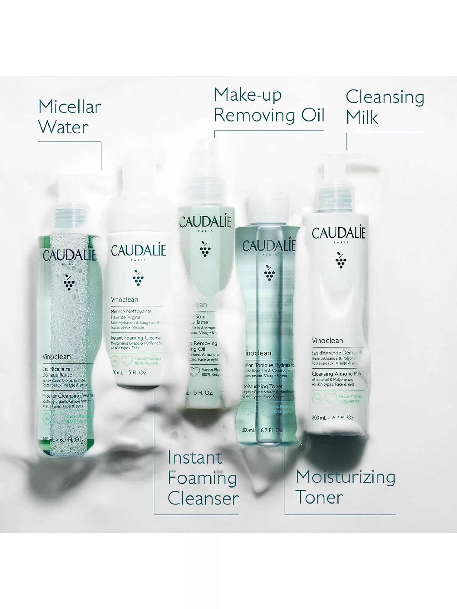 Caudalie Vinoclean makeup removing cleansing oil 150ml - British product