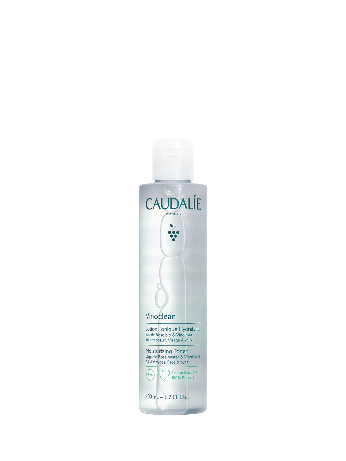 Caudalie Moisturising Toner with Rose Water 200ml, UK version