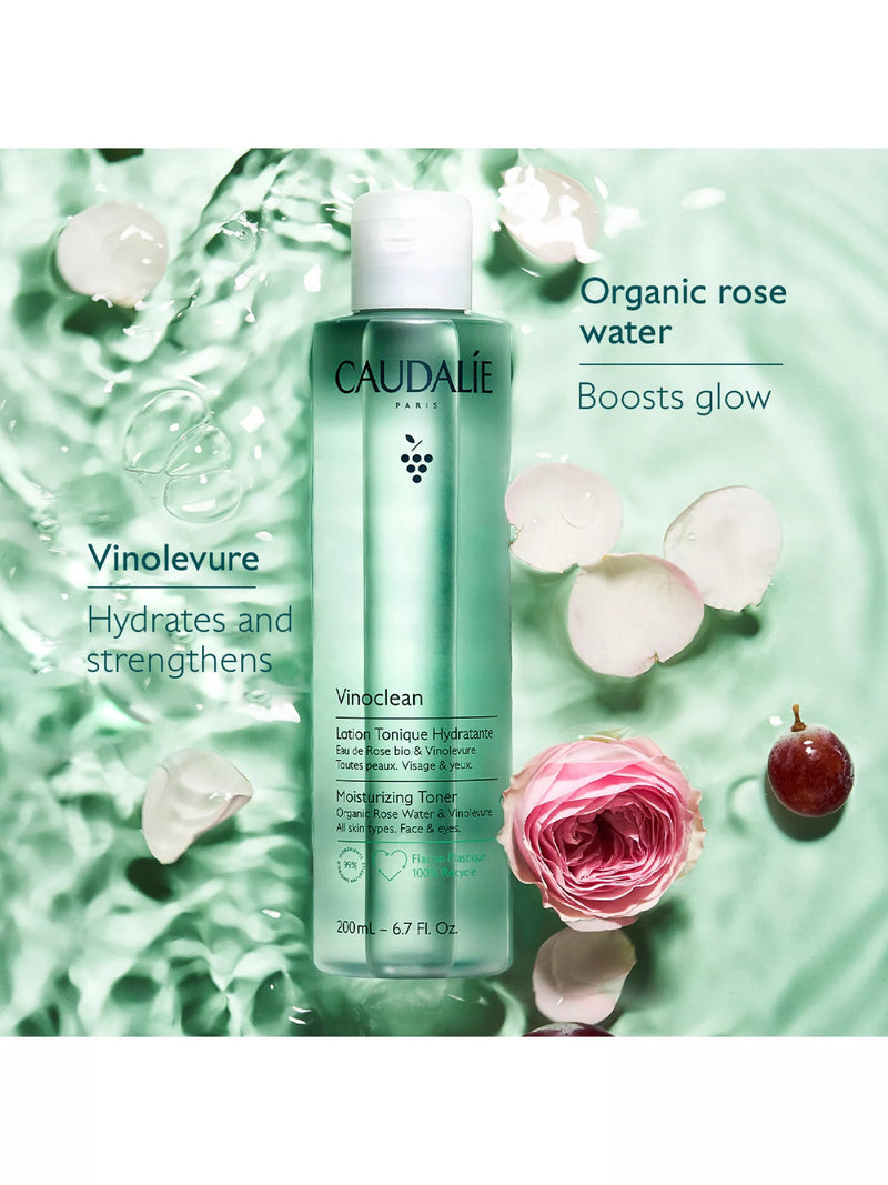 Caudalie Moisturising Toner with Rose Water 200ml, UK version