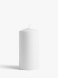 John Lewis white pillar candle 1.2kg from British brand