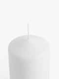 John Lewis white pillar candle 354g, UK version