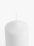 John Lewis white pillar candle 354g, UK version