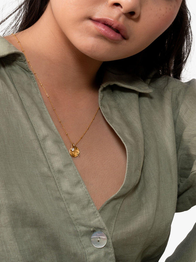 Dower & Hall sapphire pendant necklace 46cm - British product