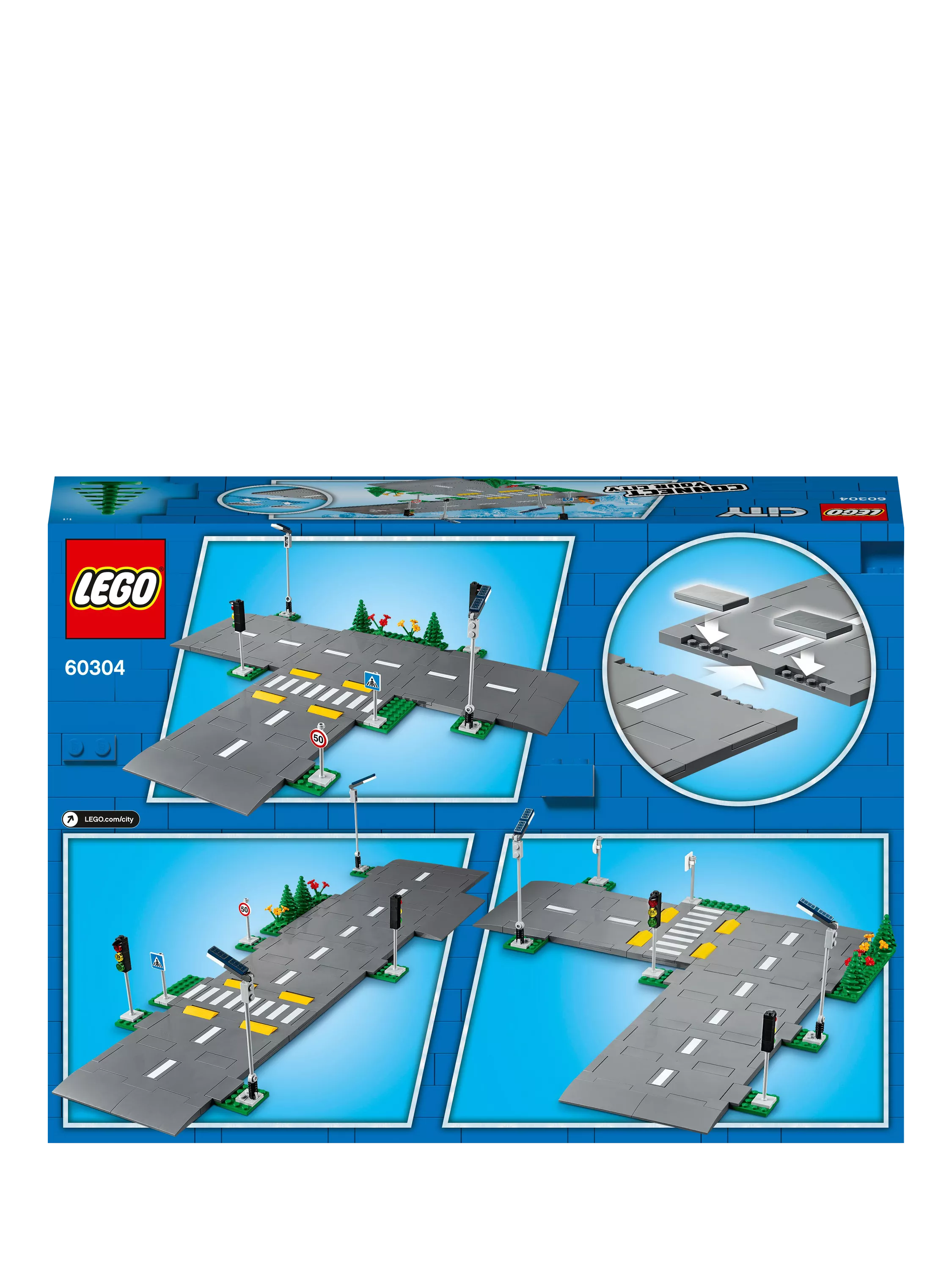 LEGO City Road Plates building set 112 pieces, UK version