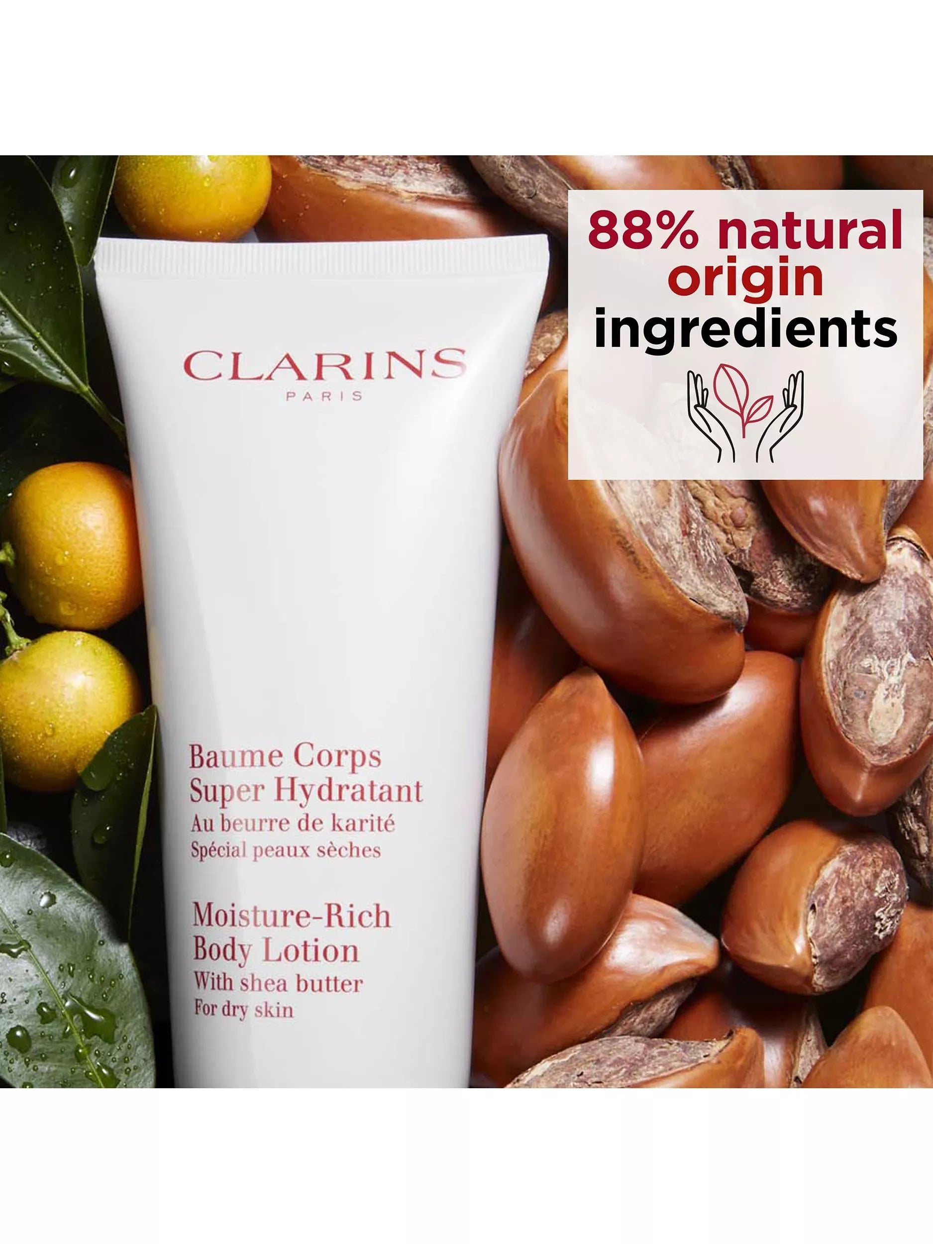 Clarins Moisture Rich body lotion 200ml, imported from the UK