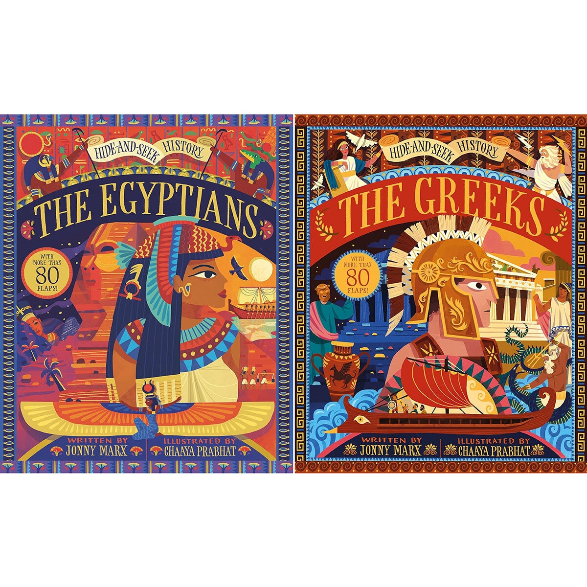 Hide and Seek History lift-the-flap hardback children's book - British product