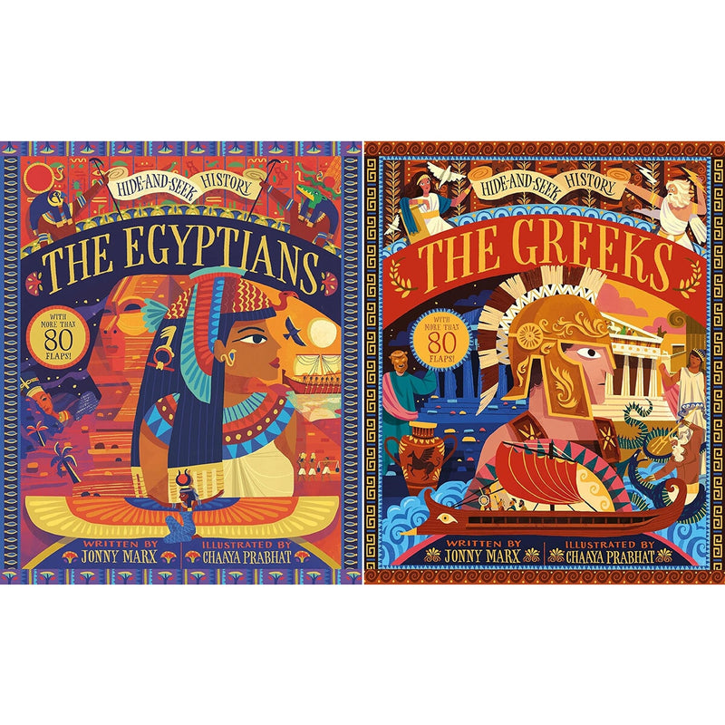 Hide and Seek History lift-the-flap hardback children's book - British product