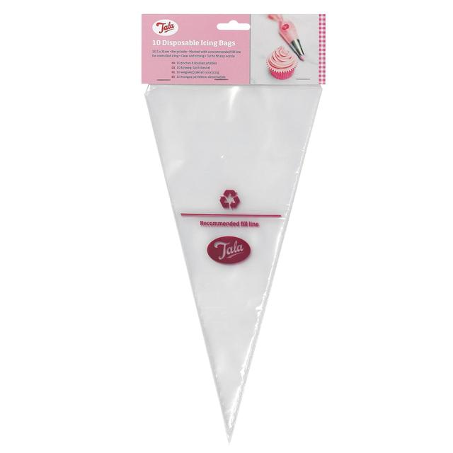 Tala 10 Disposable Recyclable Icing Bags   10 per pack GOODS M&S   