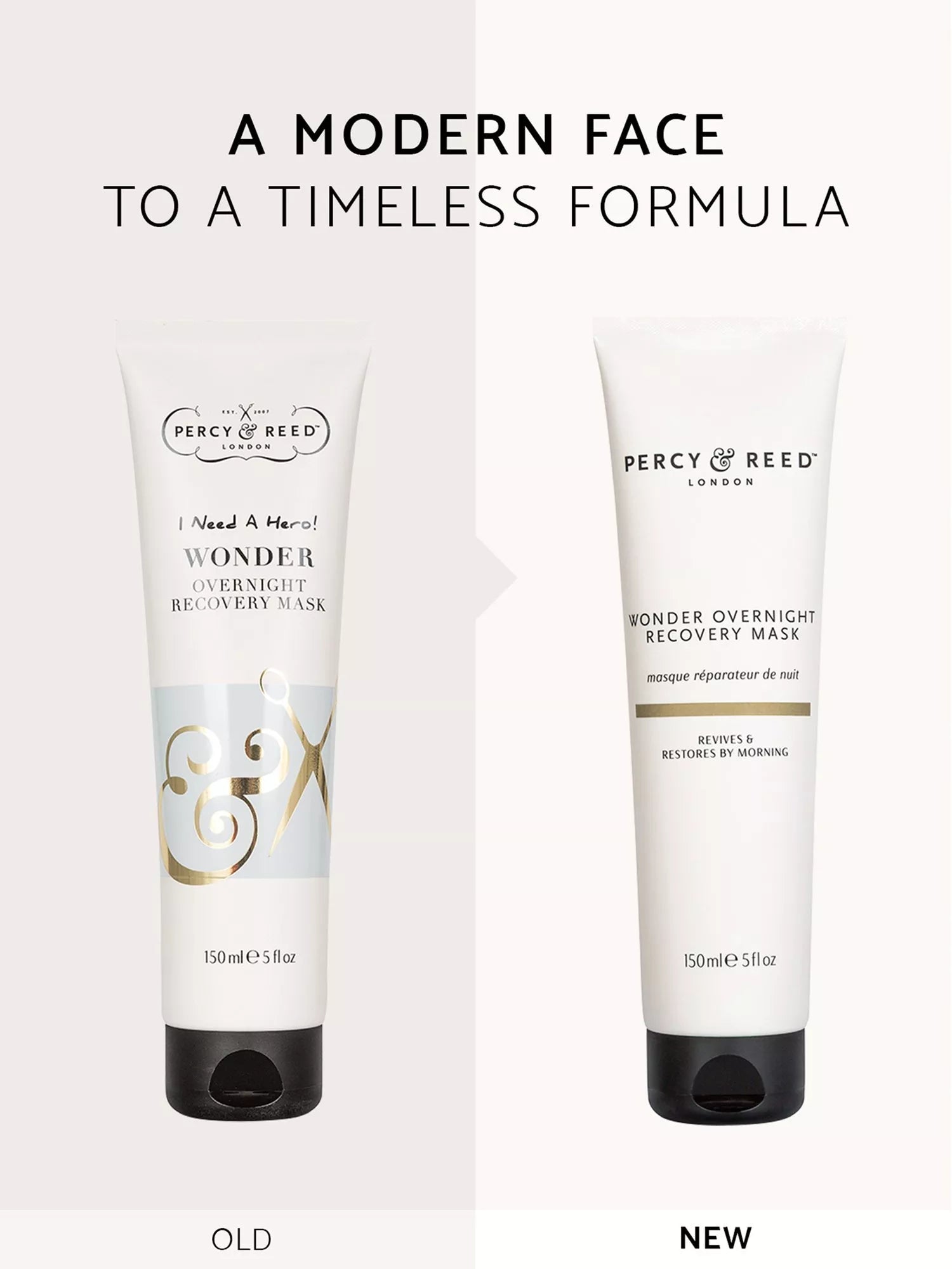 Percy & Reed overnight recovery hair mask 150ml (British brand)
