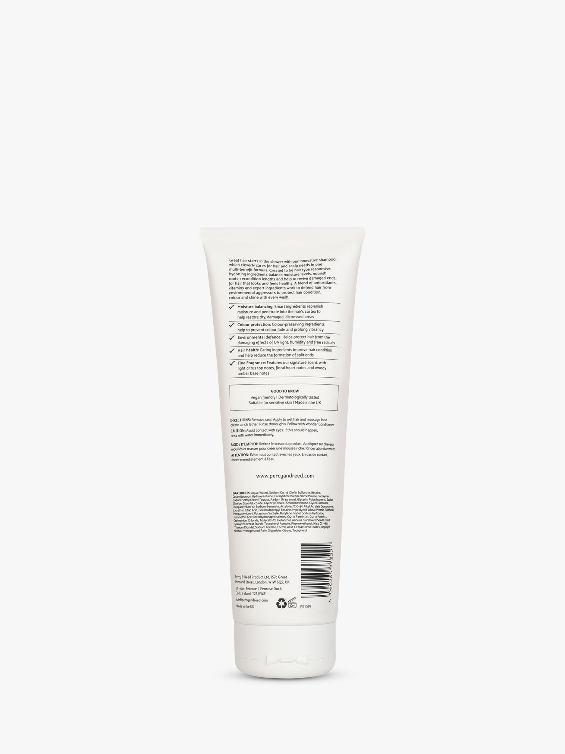 Percy & Reed Wonder Shampoo 250ml - British product