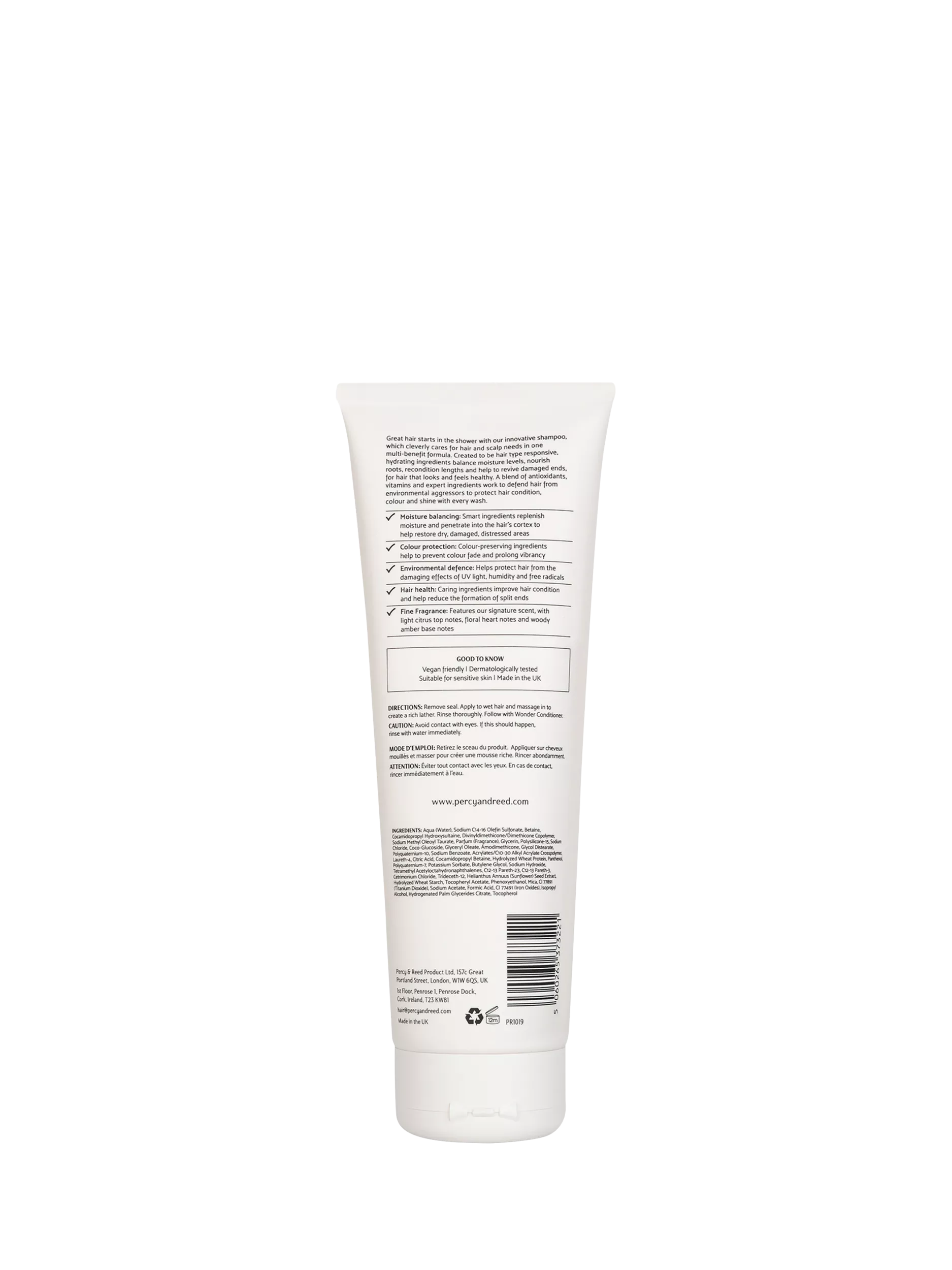Percy & Reed Wonder Shampoo 250ml - British product