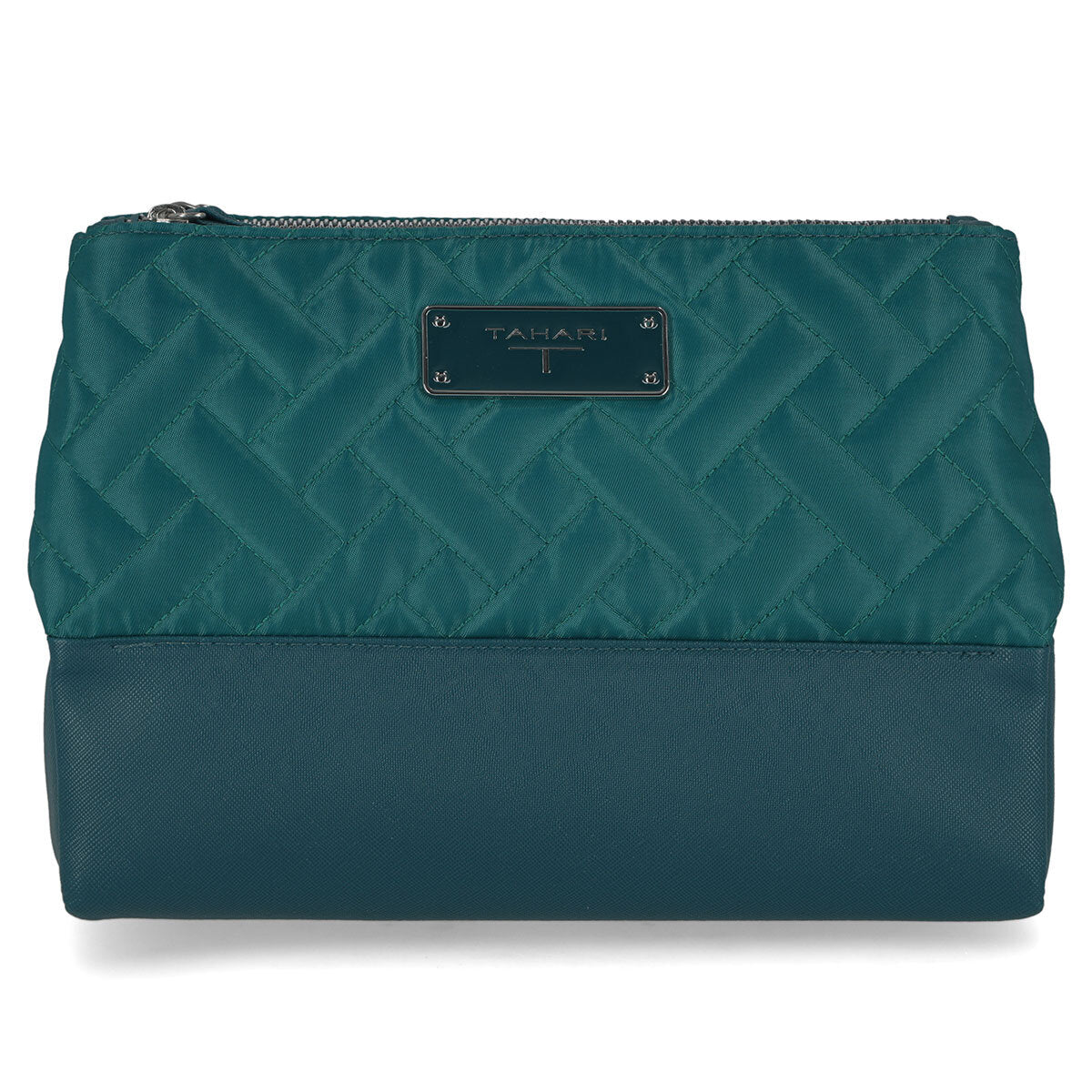 Tahari toiletry bag with three clear sections - British product