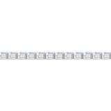 diamond tennis bracelet 6.00ctw 18ct white gold, imported from the UK