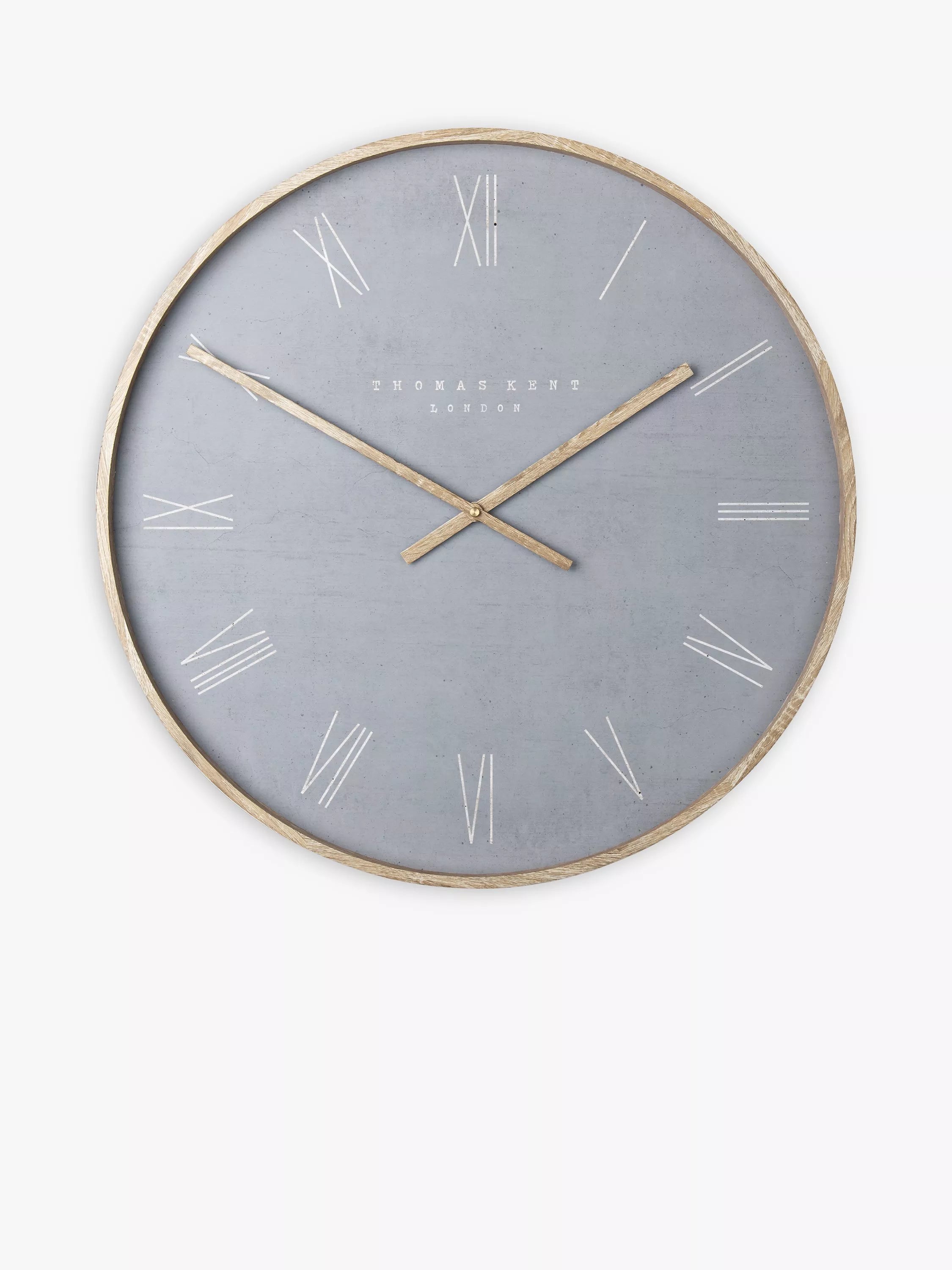 Thomas Kent Nordic Roman numeral wall clock 53cm, UK version