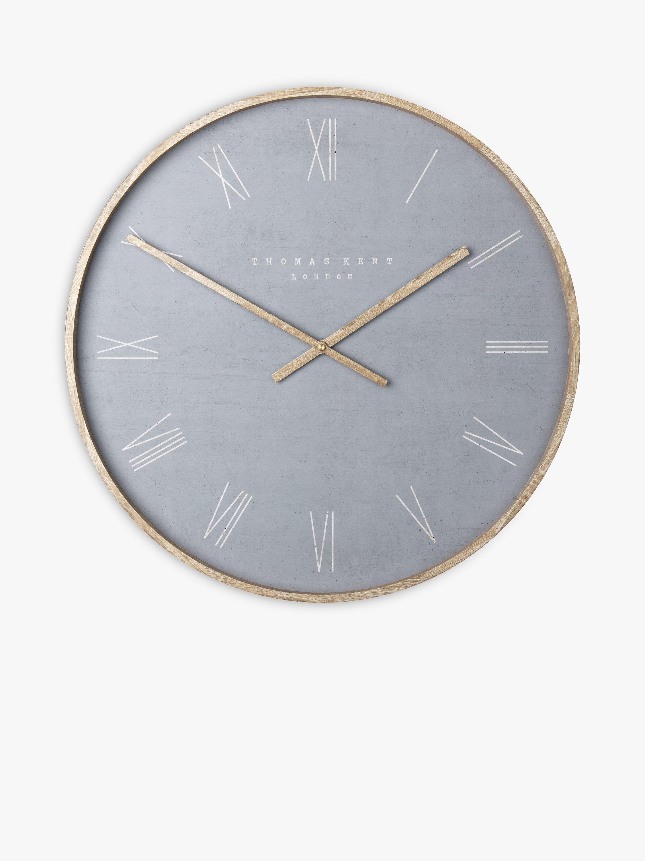 Thomas Kent Nordic Roman numeral wall clock 53cm, UK version