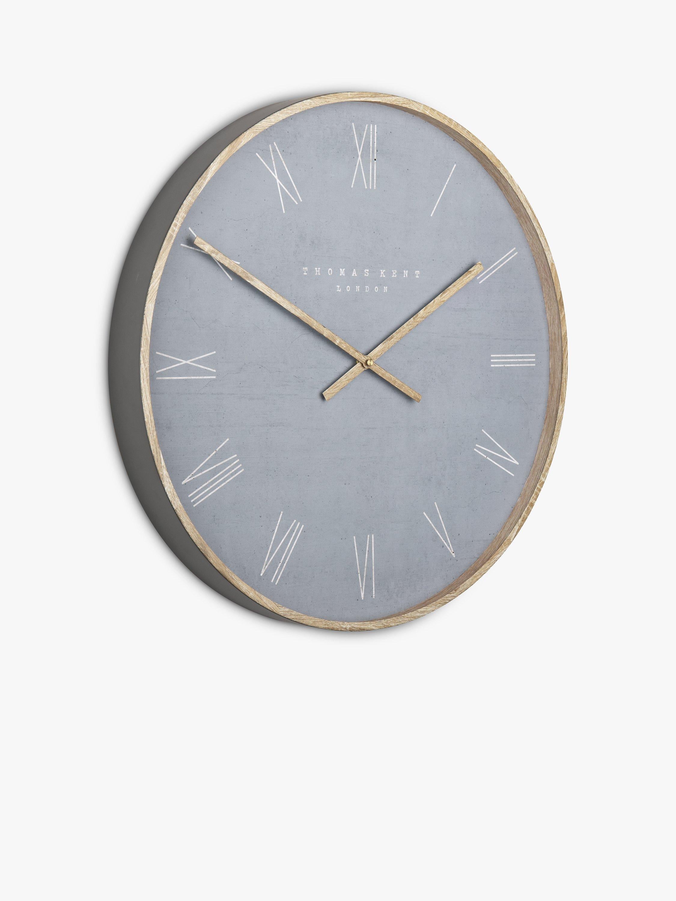 Thomas Kent Nordic Roman numeral wall clock 53cm, UK version