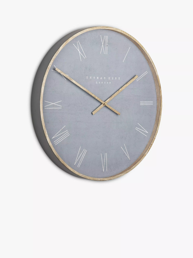 Thomas Kent Nordic Roman numeral wall clock 53cm, UK version