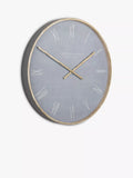 Thomas Kent Nordic Roman numeral wall clock 53cm, UK version