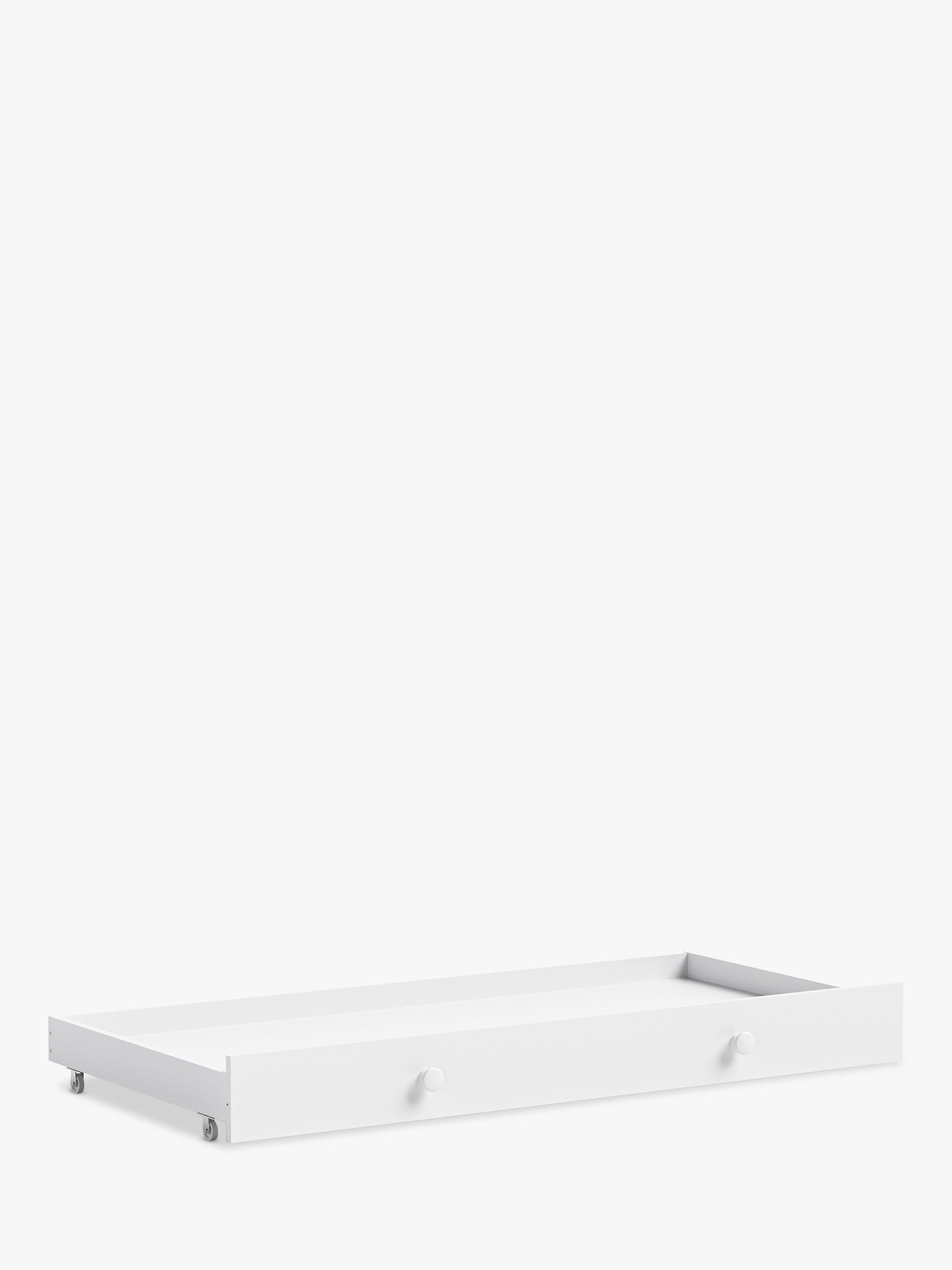 Little Acorns white cot bed drawer, UK version