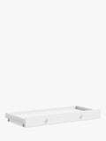 Little Acorns white cot bed drawer, UK version