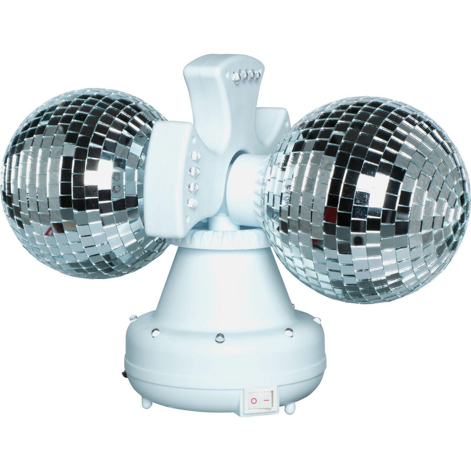 Twin rotating disco ball lamp 31cm (British brand)