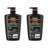 L'Oreal Men Expert Carbon and Hydra Energetic Shower Gel Twin Pack 2 Litres Each, UK version