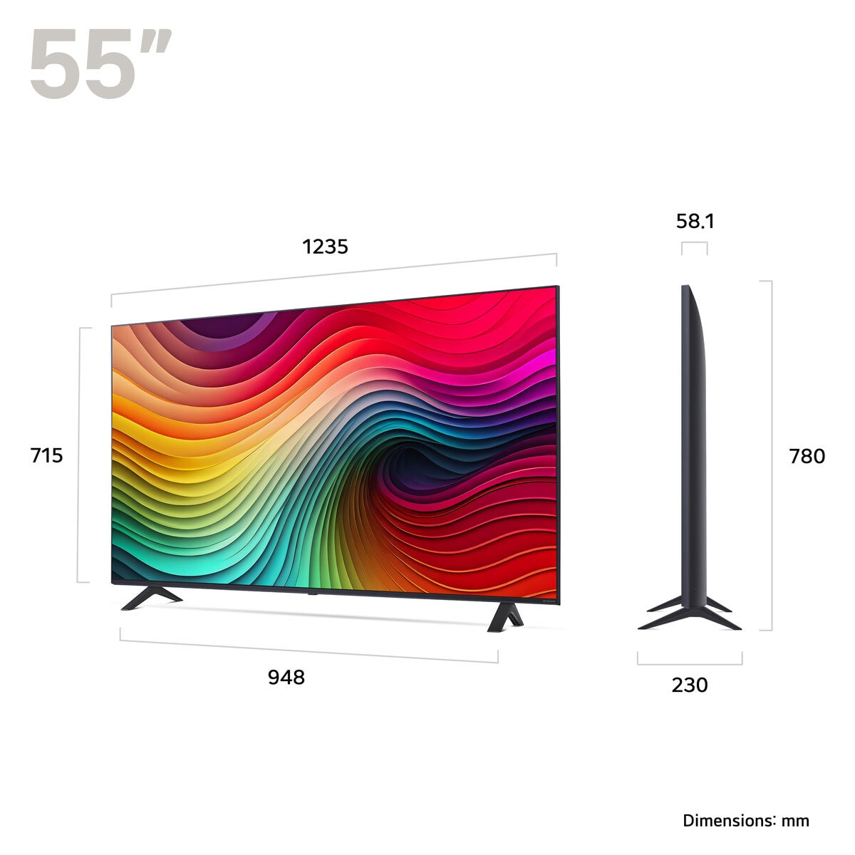 LG 55NANO81T6A 55 Inch NANO 4K Ultra HD Smart TV GOODS Costco UK