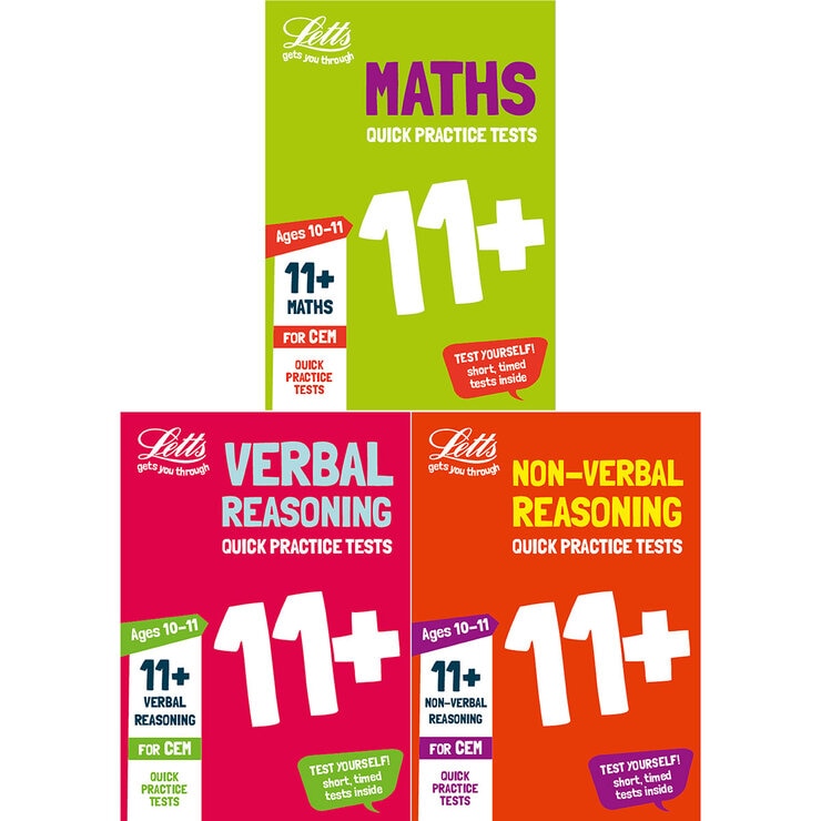 Letts 11+ 3-book pack - British product