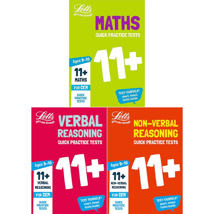 Letts 11+ 3-book pack - British product