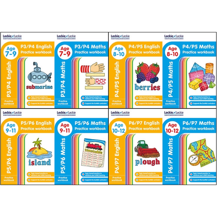 Leckie Primary 2 book pack, imported from the UK
