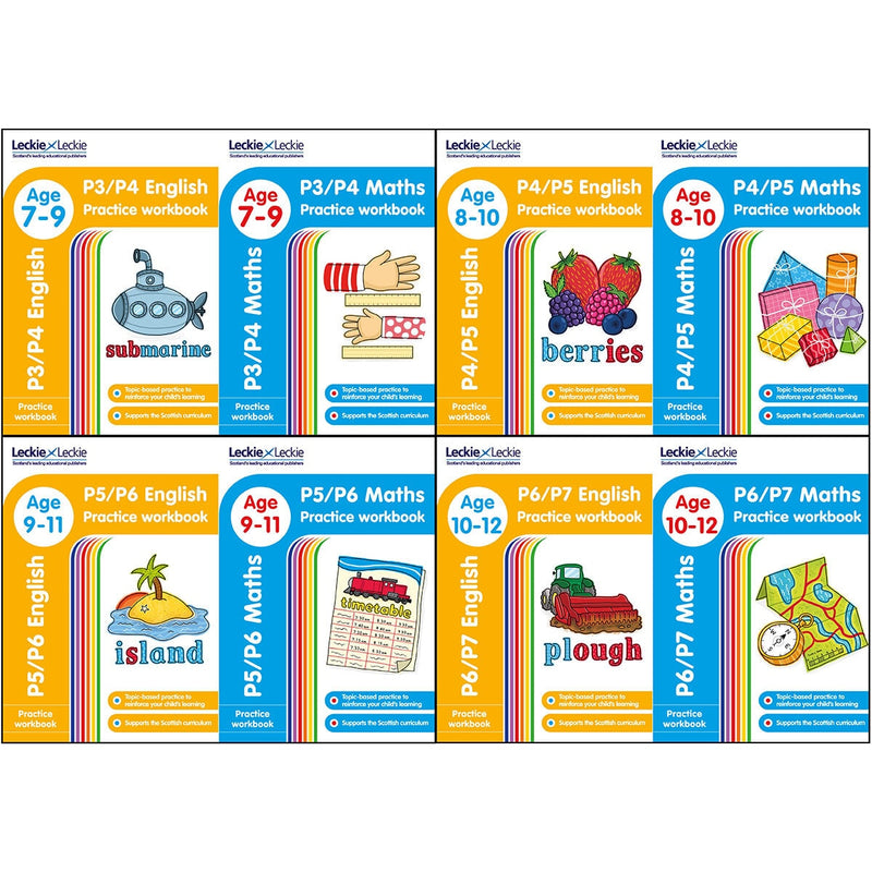 Leckie Primary 2 book pack, imported from the UK