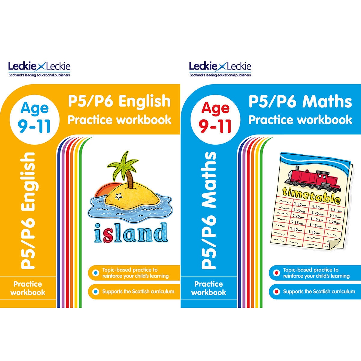 Leckie Primary 2 book pack, imported from the UK
