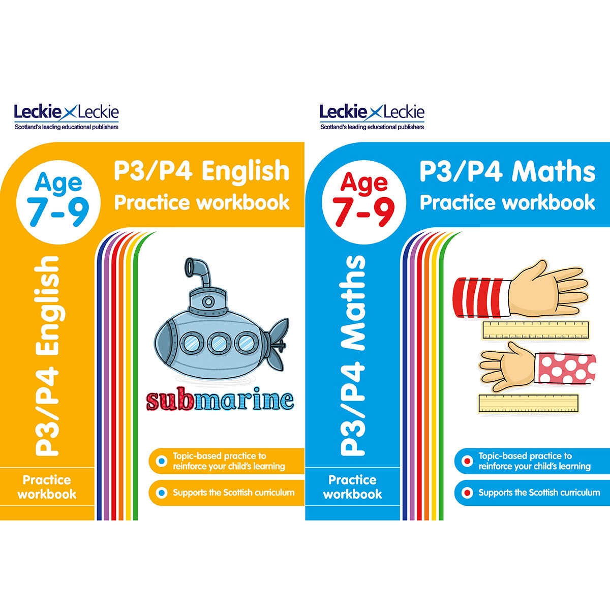 Leckie Primary 2 book pack, imported from the UK