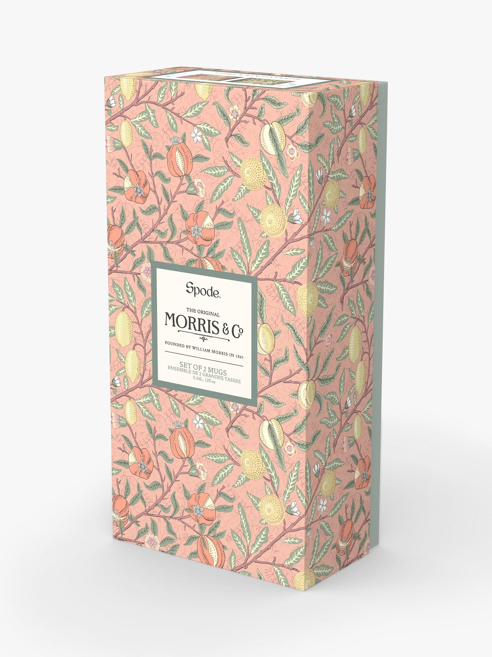 Morris & Co. mugs set Fruit Honeysuckle 340ml, imported from the UK